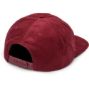 cappellino-visiera-piatta-rosso-snapback-91-party-zinfandel-di-volcom