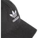 adidas-curved-brim-washed-adicolor-adjustable-cap-schwarz