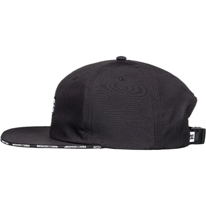 cappelli-piatta-nero-cinghia-regolabile-di-dc-shoes