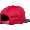 cappello-snapback-rosso-con-visiera-piatta-blu-empire-fielder-di-dc-shoes