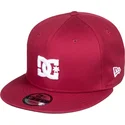 mutzen-flach-rot-snapback-von-dc-shoes