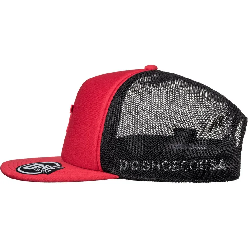 mutzen-gebogen-rot-snapback-von-dc-shoes