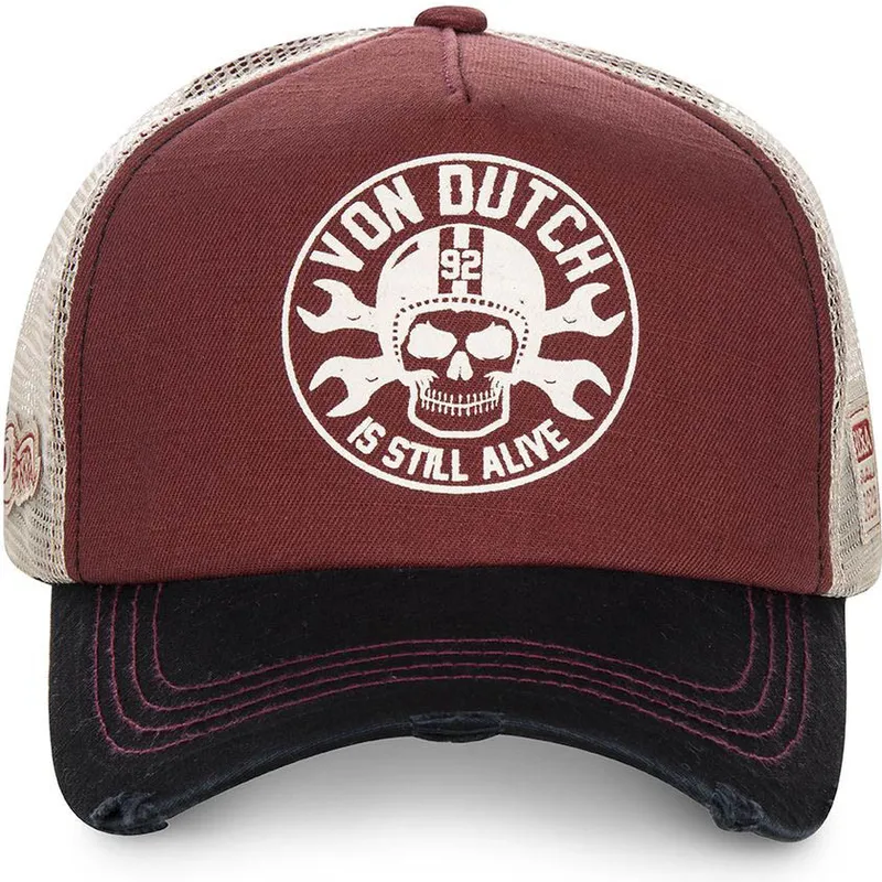 cappelli-curva-rosso-snapback-di-von-dutch