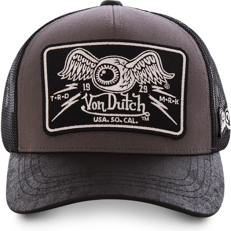 cappelli-curva-grigio-snapback-di-von-dutch