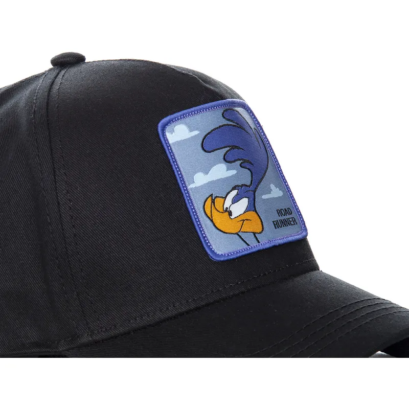 mutzen-gebogen-schwarz-snapback-roadrunner-looney-tunes-von-capslab mutzen-gebogen-schwarz-snapback-roadrunner-looney-tunes-von-capslab
