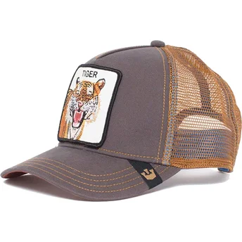gorra-trucker-marrone-tigre-eye-of-the-tiger-di-goorin-bros
