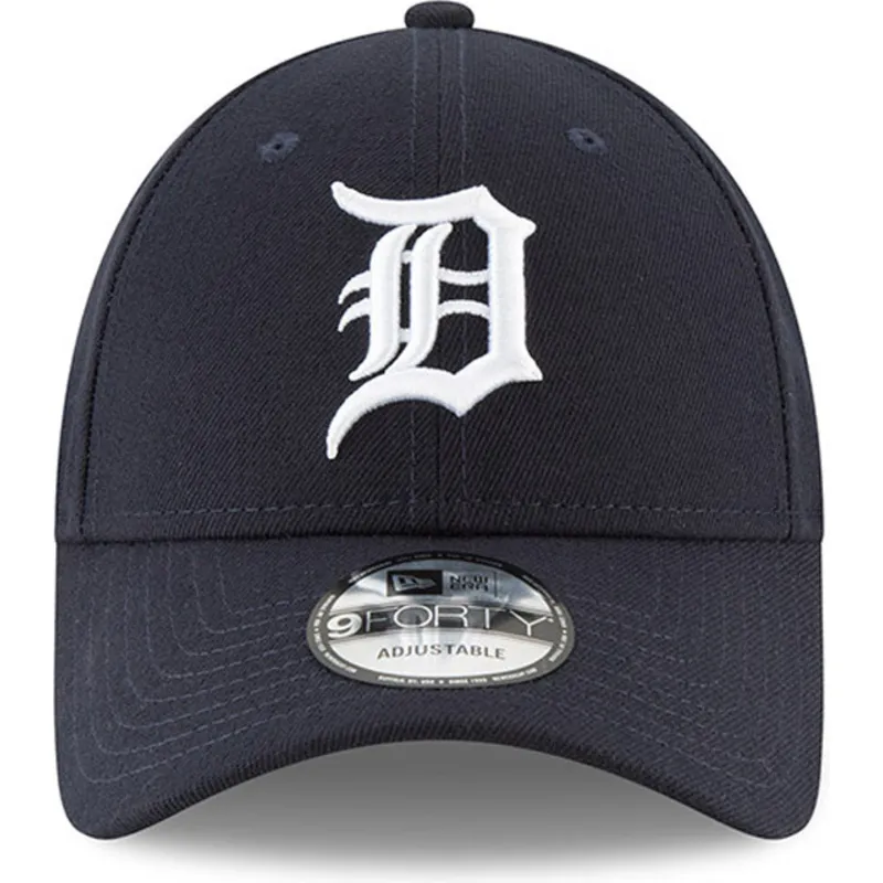 cappelli-curva-blu-marino-cinghia-regolabile-9forty-the-league-dei-detroit-tigers-mlb-di-new-era cappelli-curva-blu-marino-cinghia-regolabile-9forty-the-league-dei-detroit-tigers-mlb-di-new-era