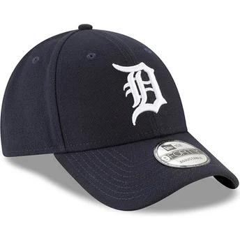mutzen-gebogen-marineblau-verstellbares-band-9forty-the-league-der-detroit-tigers-mlb-von-new-era