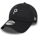 cappellino-visiera-curva-nero-regolabile-9forty-shadow-tech-di-pittsburgh-pirates-mlb-di-new-era