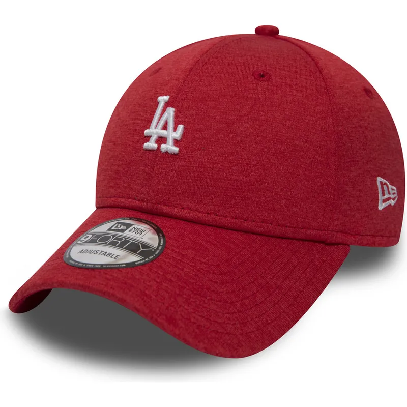 cappelli-curva-rosso-cinghia-regolabile-9forty-shadow-tech-dei-los-angeles-dodgers-mlb-di-new-era