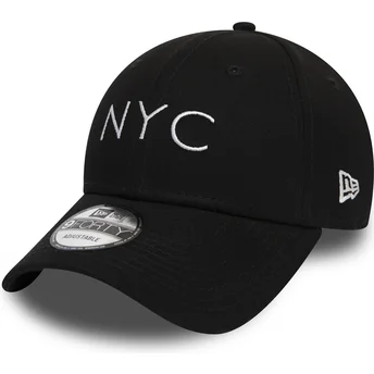 cappelli-curva-nero-cinghia-regolabile-9forty-di-new-era