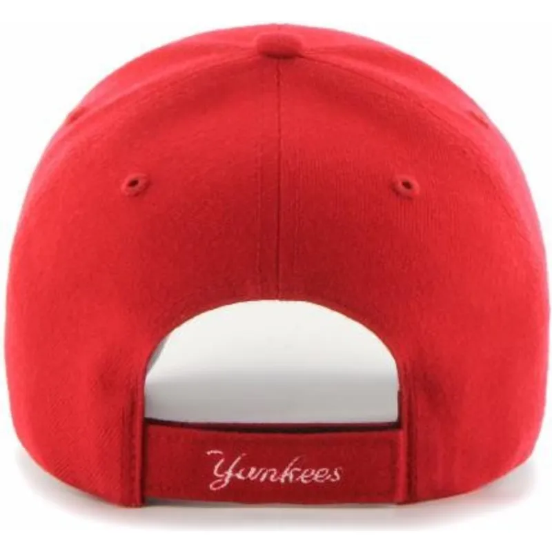 cappelli-curva-rosso-cinghia-regolabile-per-bambino-mvp-dei-new-york-yankees-mlb-di-47-brand