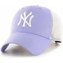 cappelli-curva-viola-snapback-lavanda-mvp-flagship-dei-new-york-yankees-mlb-di-47-brand
