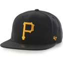 schwarze-snapback-cap-captain-no-shot-der-pittsburgh-pirates-mlb-von-47-brand