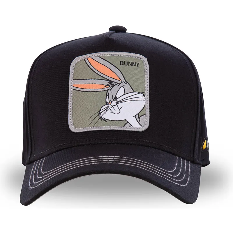 mutzen-gebogen-schwarz-snapback-bugs-bunny-looney-tunes-von-capslab