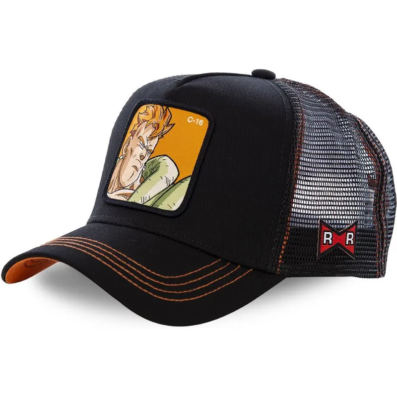 cappelli-curva-nero-snapback-c-16-dragon-ball-di-capslab cappelli-curva-nero-snapback-c-16-dragon-ball-di-capslab