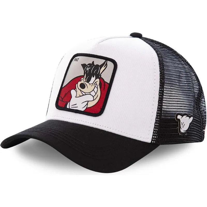 cappelli-curva-bianco-snapback-pete-pata-palo-disney-di-capslab