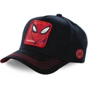 cappello-snapback-nero-curvo-spider-man-spi3-marvel-comics-di-capslab