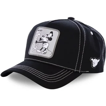 cappellino-snapback-nero-curvo-mickey-mouse-vintage-vin1-disney-di-capslab