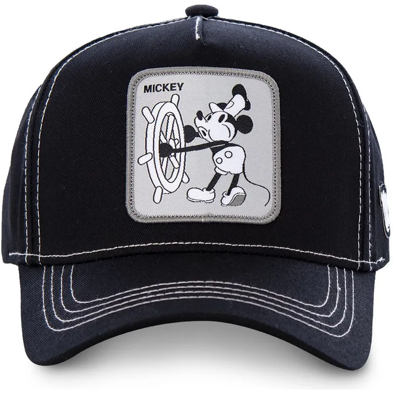 cappelli-curva-nero-snapback-mickey-mouse-disney-di-capslab cappelli-curva-nero-snapback-mickey-mouse-disney-di-capslab