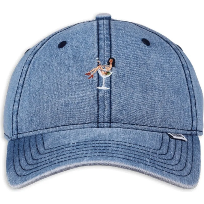 cappelli-curva-blu-cinghia-regolabile-di-djinns