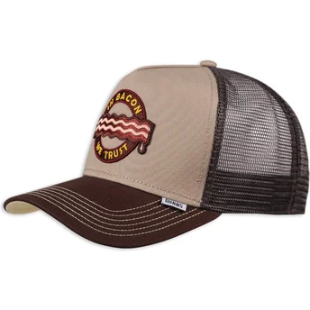 Djinns Food Bacon brun trucker-kasket