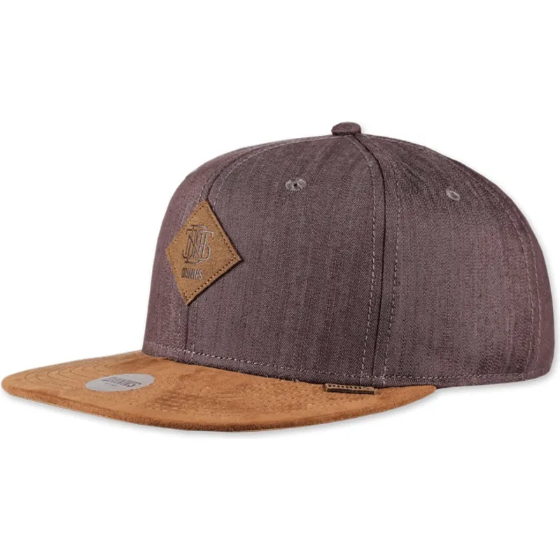 mutzen-flach-braun-snapback-von-djinns mutzen-flach-braun-snapback-von-djinns