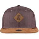 djinns-cappello-piatto-marrone-snapback-linen-2015