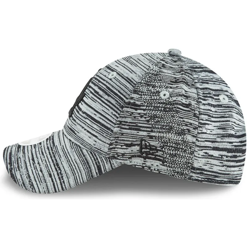 cappelli-curva-grigio-cinghia-regolabile-negro-9forty-engineered-fit-dei-los-angeles-dodgers-mlb-di-new-era