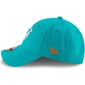 blaue-verstellbare-curved-cap-9forty-the-league-der-miami-dolphins-nfl-von-new-era