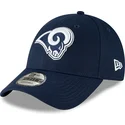 mutzen-gebogen-blau-verstellbares-band-9forty-the-league-der-los-angeles-rams-nfl-von-new-era