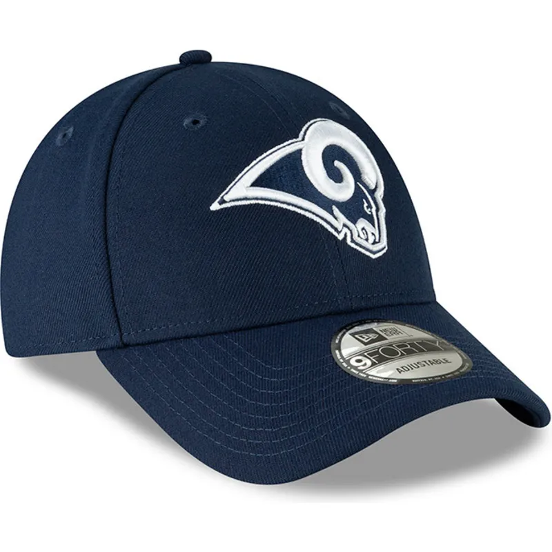 cappelli-curva-blu-cinghia-regolabile-9forty-the-league-dei-los-angeles-rams-nfl-di-new-era