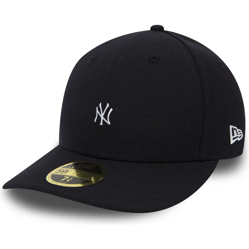 cappelli-piatta-nero-regolato-59fifty-low-profile-mini-dei-new-york-yankees-mlb-di-new-era