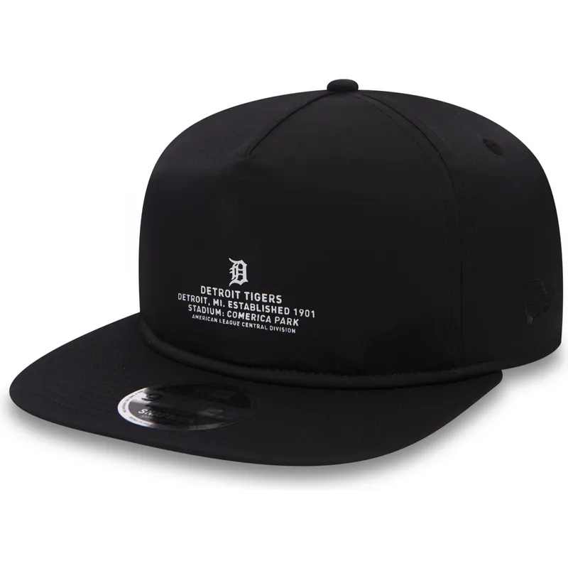 cappello-snapback-nero-9fifty-monochrome-script-dei-detroit-tigers-mlb-di-new-era