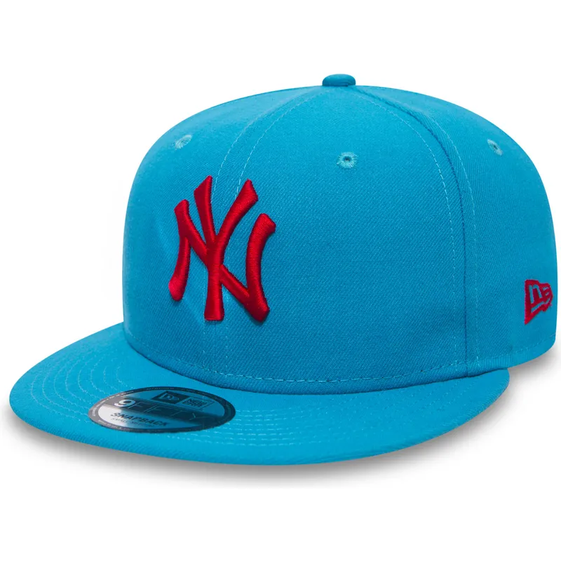 new-era-mlb-new-york-yankees-9fifty-essential-league-snapback-kappe-in-blau-mit-rotem-logo