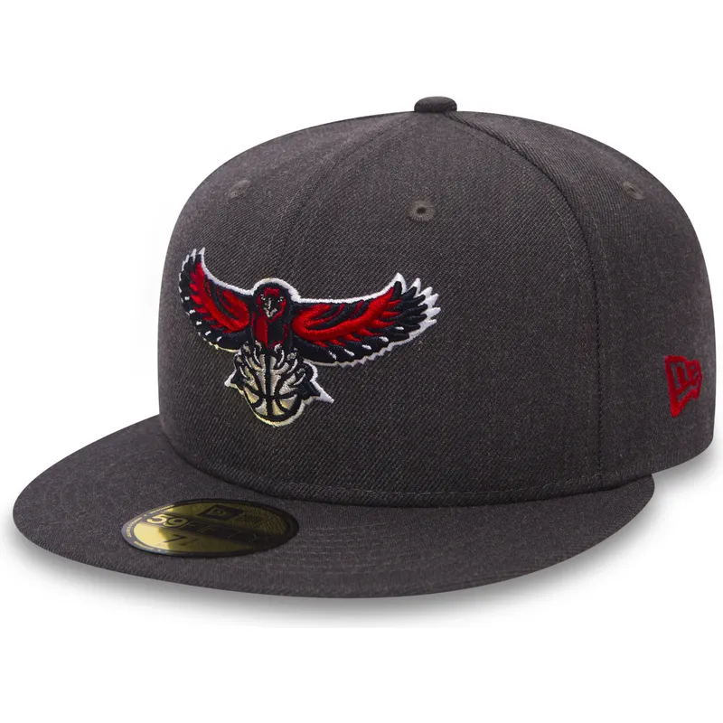 mutzen-flach-schwarz-angepasst-59fifty-heather-der-atlanta-hawks-nba-von-new-era
