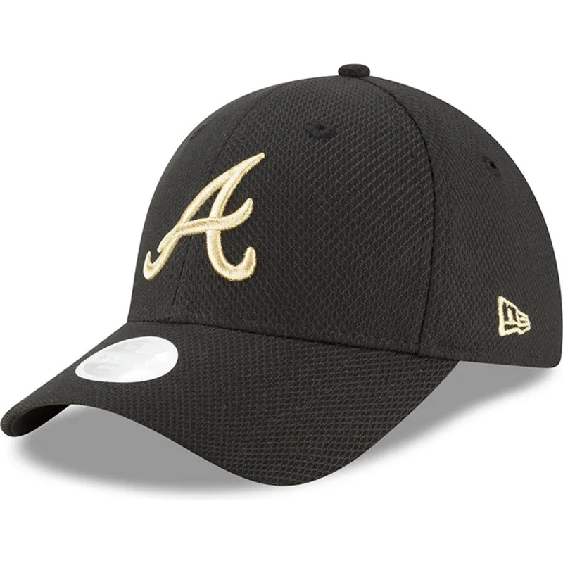 mutzen-gebogen-schwarz-verstellbares-band-9forty-sport-der-atlanta-braves-mlb-von-new-era
