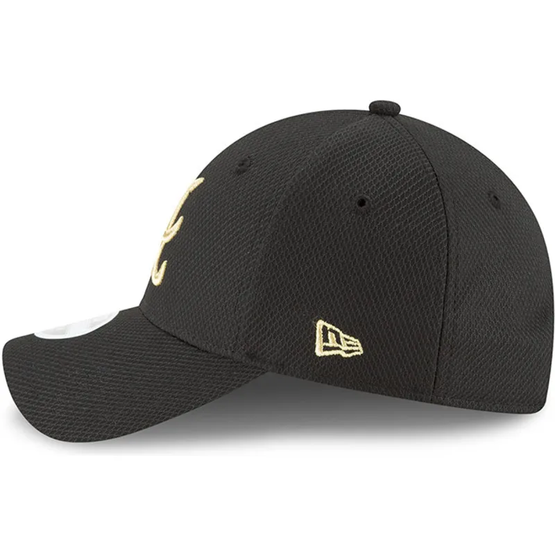 cappelli-curva-nero-cinghia-regolabile-9forty-sport-dei-atlanta-braves-mlb-di-new-era
