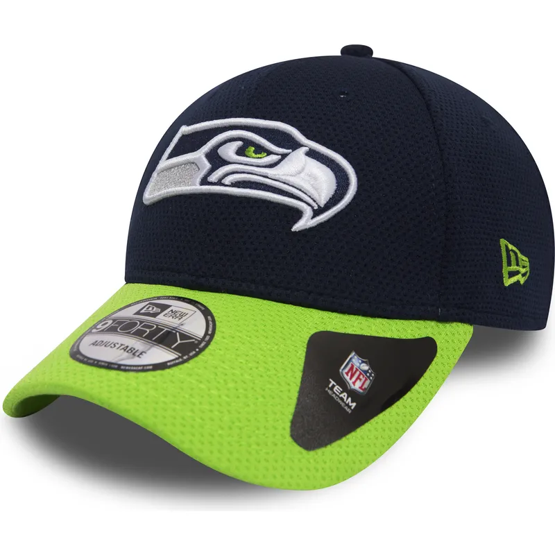 verstellbare-marineblaue-9forty-team-mesh-kappe-mit-grunem-schirm-von-den-seattle-seahawks-nfl-von-new-era