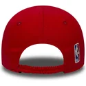 cappelli-curva-rosso-cinghia-regolabile-per-bambino-9forty-essential-dei-chicago-bulls-nba-di-new-era