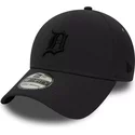 new-era-curved-brim-schwarzes-logo-39thirty-team-clean-detroit-tigers-mlb-fitted-cap-schwarz