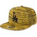 cappelli-piatta-giallo-snapback-negro-9fifty-engineered-fit-dei-los-angeles-dodgers-mlb-di-new-era