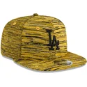 cappelli-piatta-giallo-snapback-negro-9fifty-engineered-fit-dei-los-angeles-dodgers-mlb-di-new-era