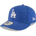 mutzen-gebogen-blau-snapback-9fifty-nylon-pre-curved-fit-der-los-angeles-dodgers-mlb-von-new-era