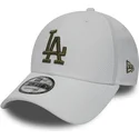 mutzen-gebogen-weiss-verstellbares-band-9forty-diamond-era-der-los-angeles-dodgers-mlb-von-new-era