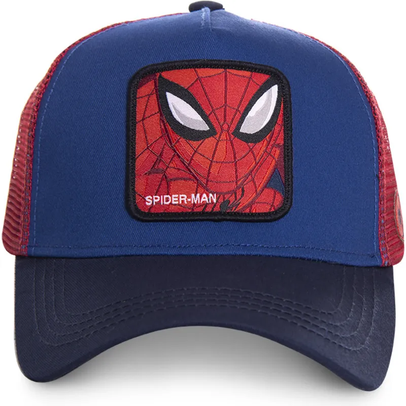 cappelli-curva-blu-snapback-spider-man-marvel-comics-di-capslab