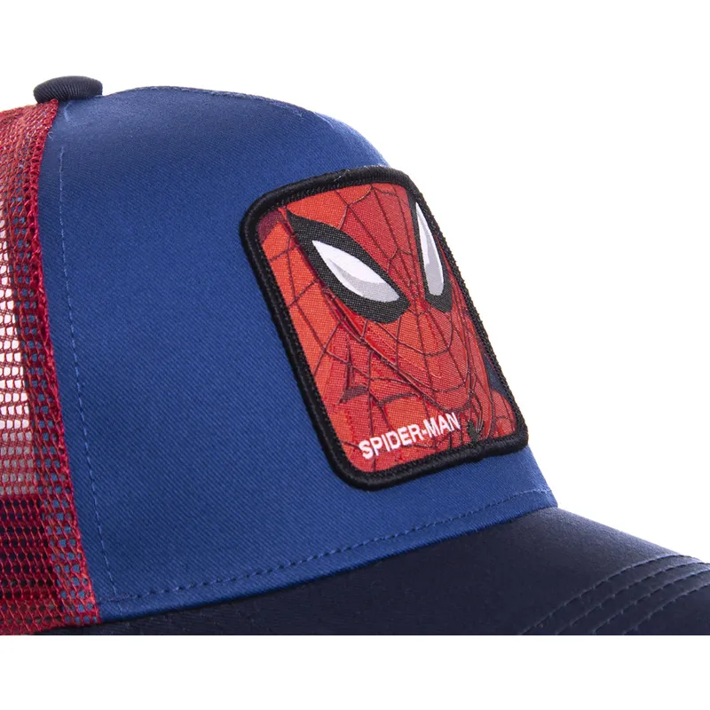 cappelli-curva-blu-snapback-spider-man-marvel-comics-di-capslab