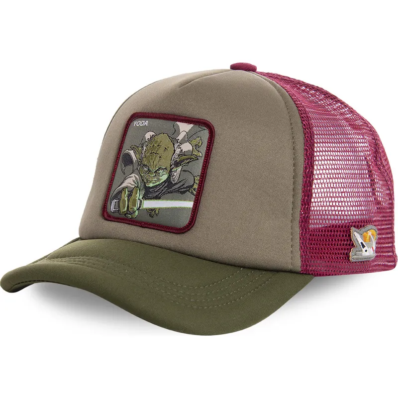mutzen-gebogen-grun-snapback-yoda-star-wars-von-capslab mutzen-gebogen-grun-snapback-yoda-star-wars-von-capslab