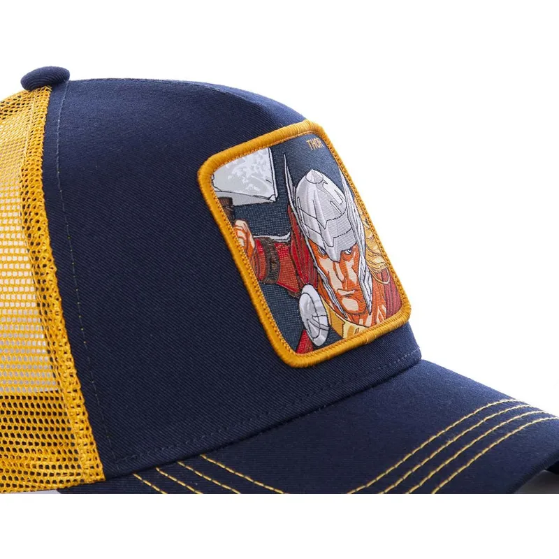 mutzen-gebogen-marineblau-snapback-thor-marvel-comics-von-capslab mutzen-gebogen-marineblau-snapback-thor-marvel-comics-von-capslab