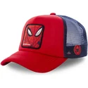 mutzen-gebogen-rot-snapback-spider-man-marvel-comics-von-capslab
